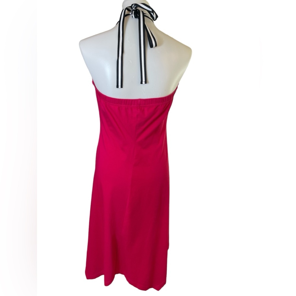 Cynthia Rowley Womens Red Halter Handkerchief Style Dress Size Medium NWT - Picture 8 of 15